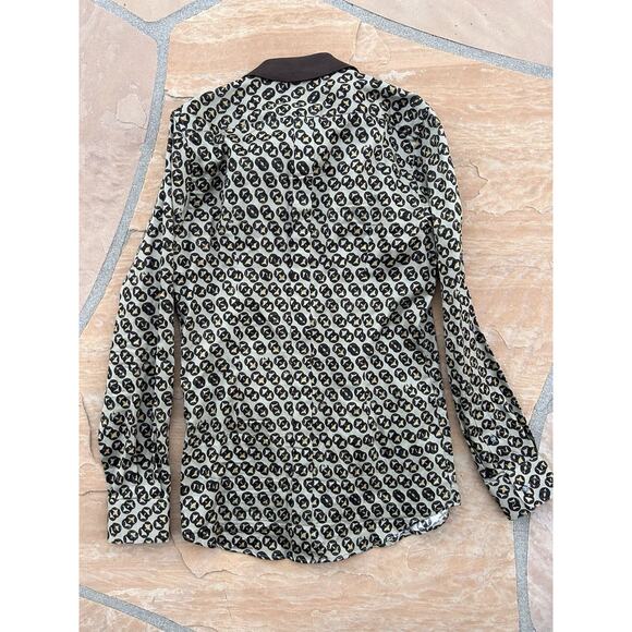 100 % Authentic Dolce & Gabbana Men's Printed Button Up Shirt Size 15 (IT 38) - Picture 3 of 6